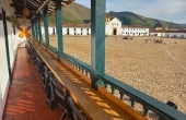 vista a la plaza desde el balcón